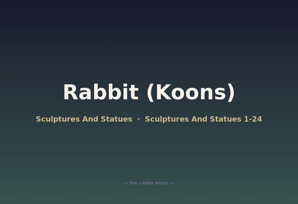 Rabbit (Koons)