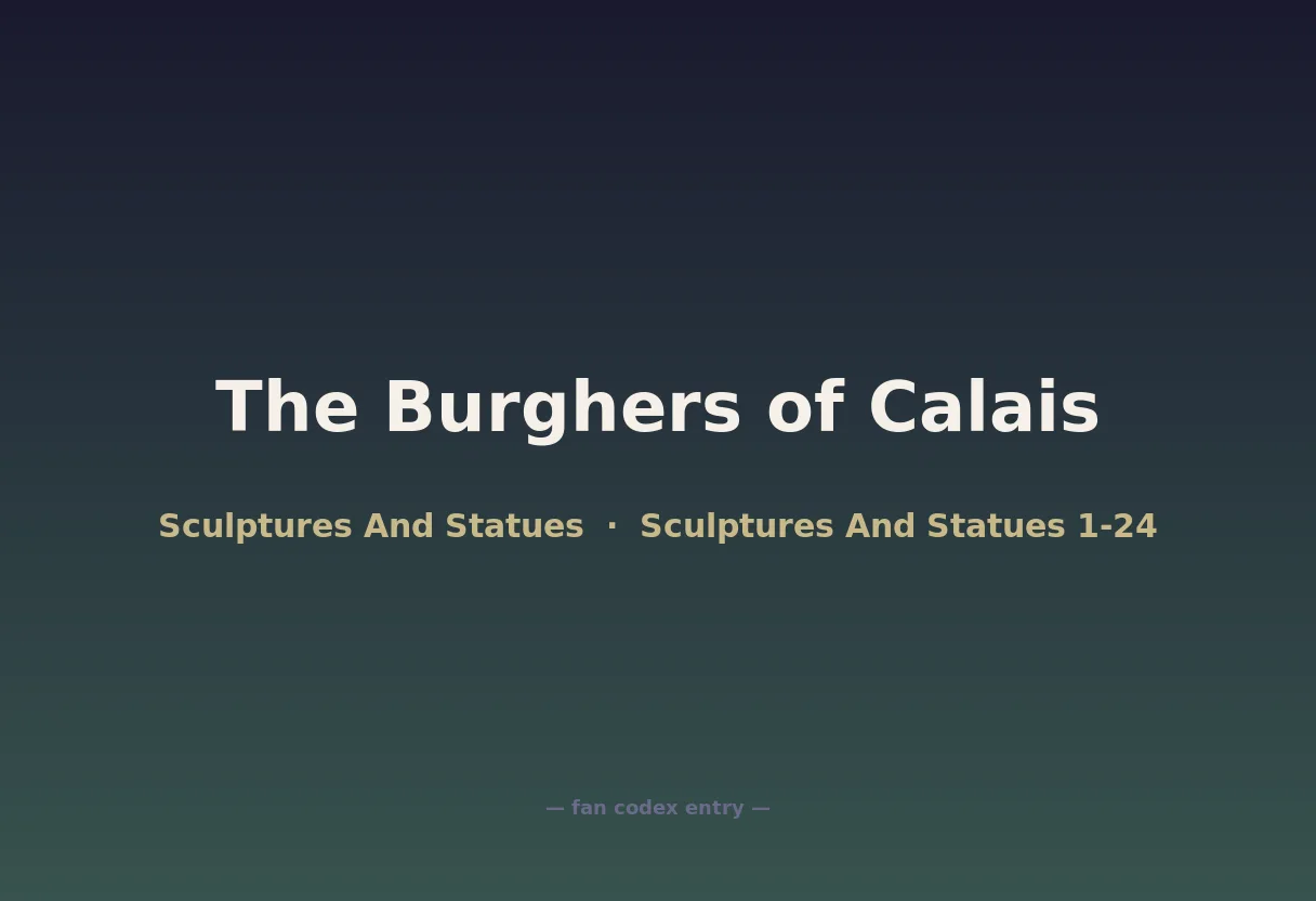 The Burghers of Calais